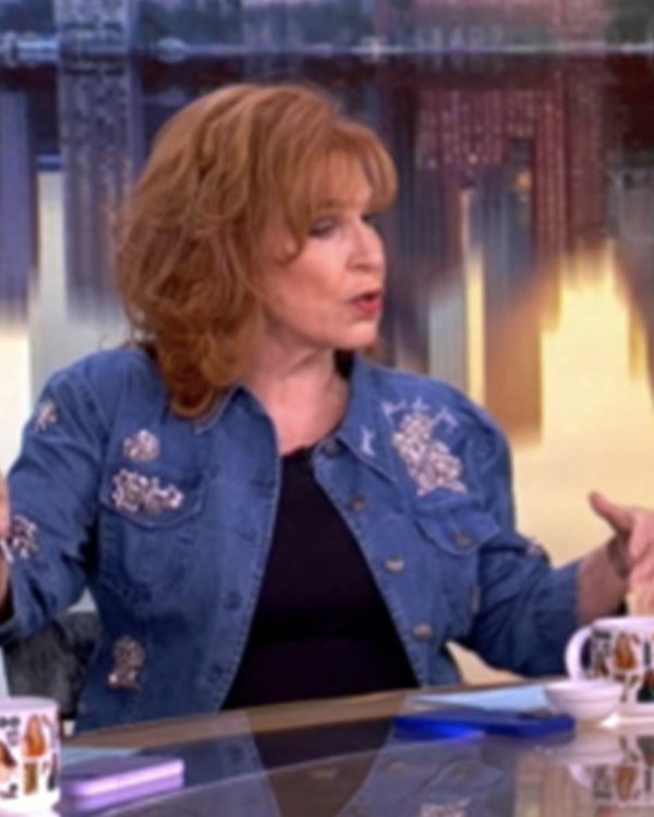 The View 2025 Joy Behar Embellished Denim Jacket