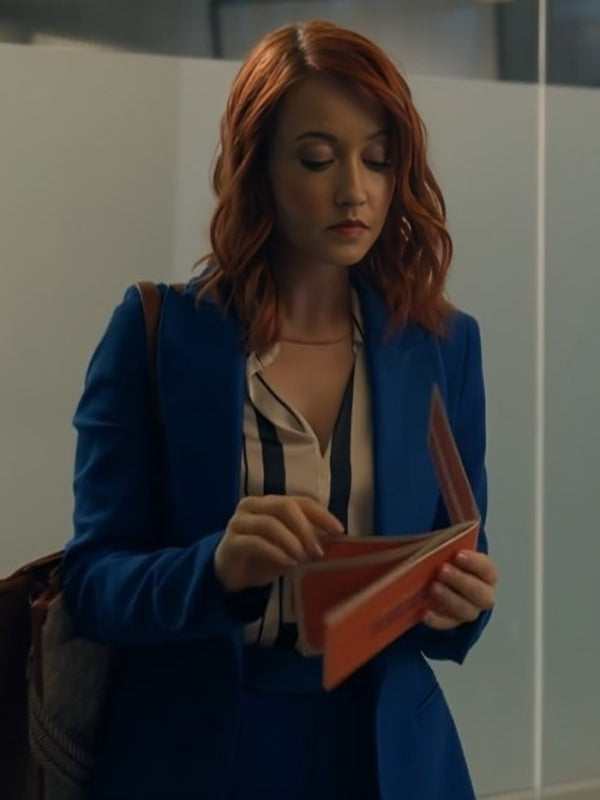 The Wish Swap 2025 Emily Tennant Blue Suit