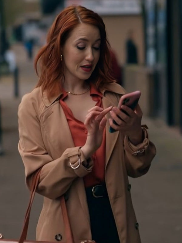 The Wish Swap 2025 Emily Tennant Brown Coat