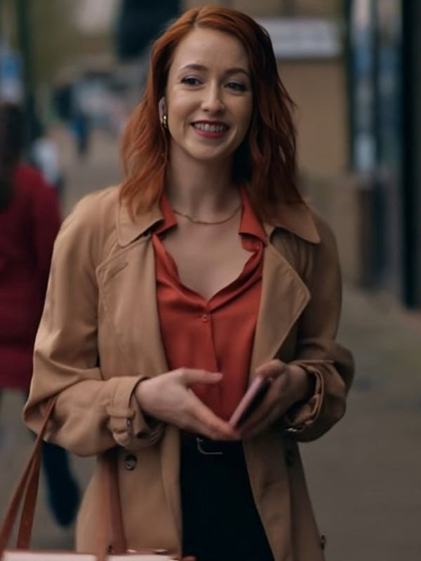 The Wish Swap 2025 Emily Tennant Brown Coat