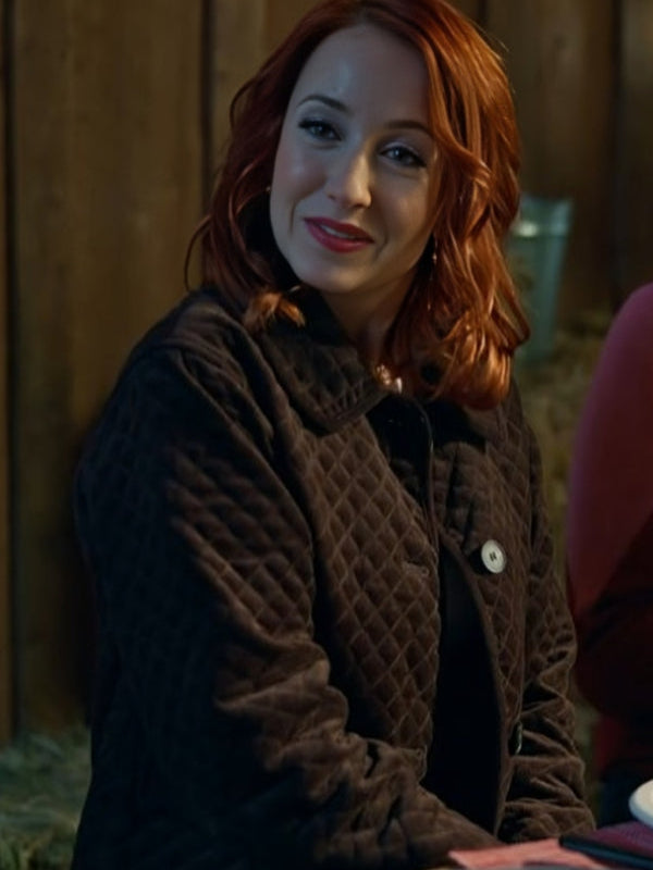 The Wish Swap 2025 Emily Tennant Brown Quilted Jacket