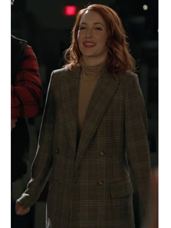 The Wish Swap 2025 Emily Tennant Grey Plaid Blazer