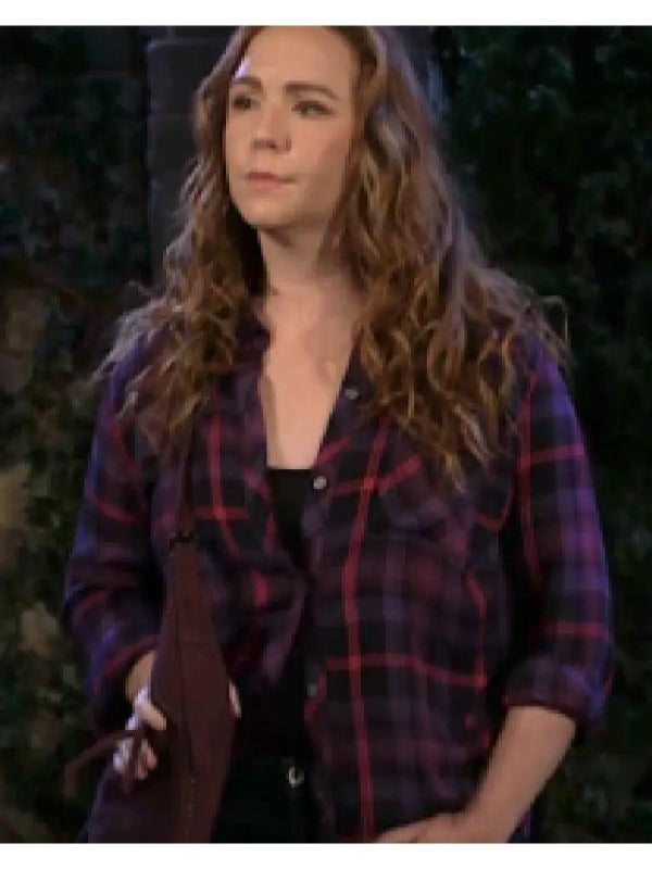The Young And The Restless 2025 Mariah Copeland Plaid Shirt