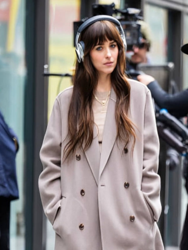 Verity 2025 Dakota Johnson Brown Coat