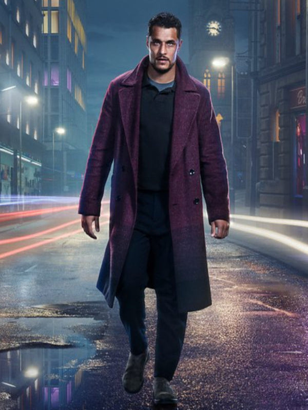 Virdee 2025 Harry Virdee Purple Trench Coat