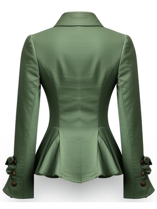 Women Green Sapphire Cotton Jacket