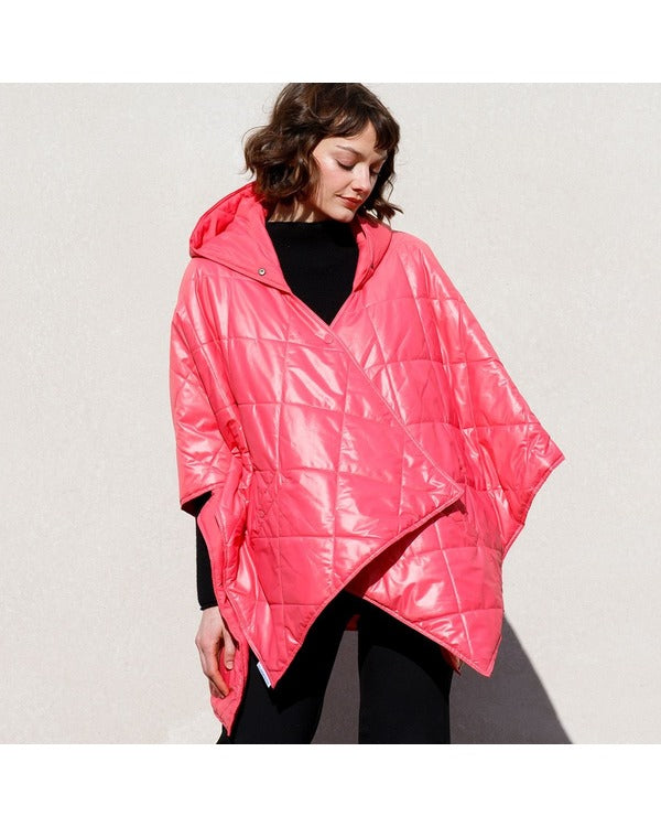 The Today Show 2025 Jill Martin Quilted Puffer Wrap Jacket