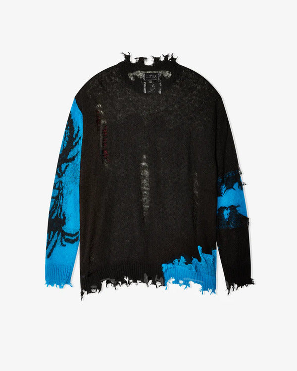The View 2025 Questlove Black Horror Knitted Sweater