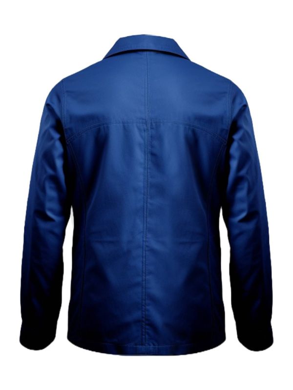 Blue Cotton Coat