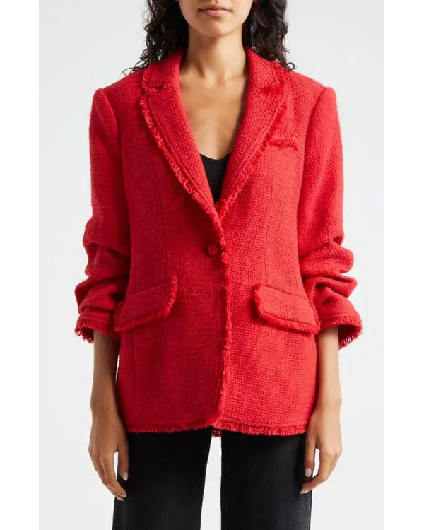 The Today Show 2025 Hoda Kotb Red Blazer