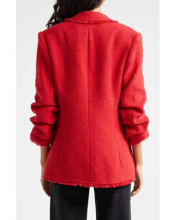 The Today Show 2025 Hoda Kotb Red Blazer