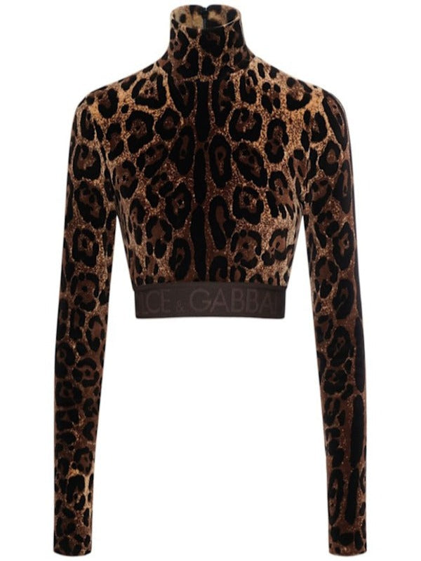 Selling The City 2025 Eleonora Srugo Leopard Crop Top
