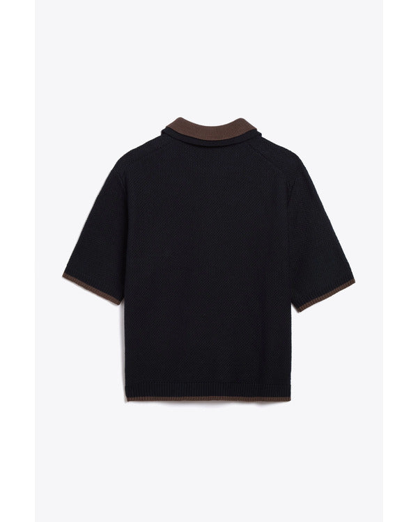 The View 2025 Bowen Yang Black Polo Shirt