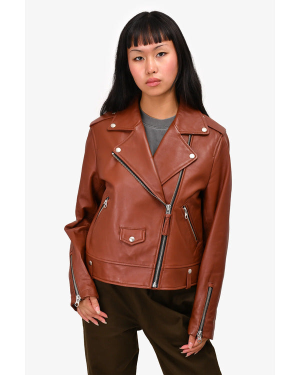 The Today Show 2025 Laura Jarrett Brown Leather Jacket