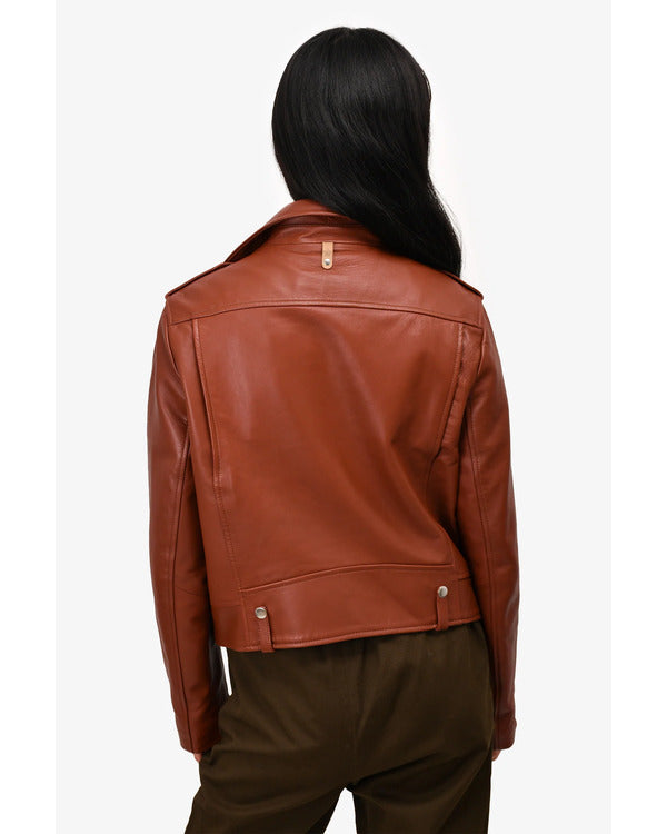 The Today Show 2025 Laura Jarrett Brown Leather Jacket