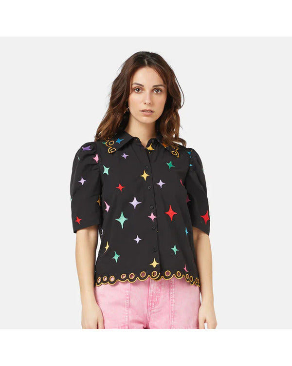 The Project 2025 Myf Warhurst Twinkle Stars Print Shirt