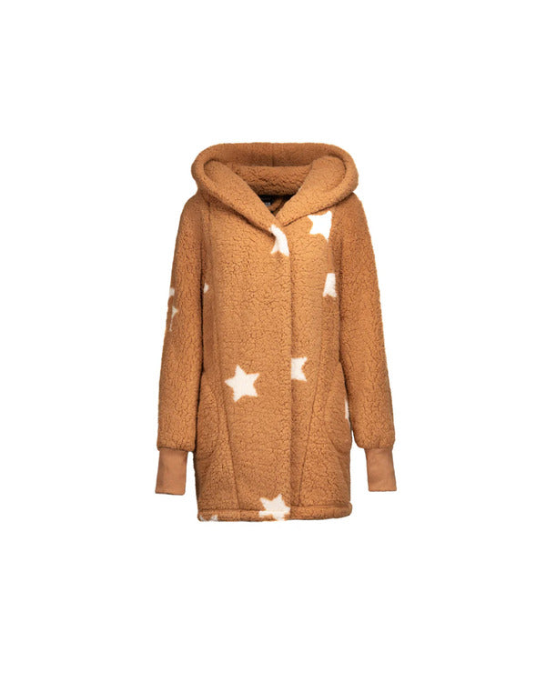The Today Show 2025 Jill Martin Brown Fuzzy Star Cardigan