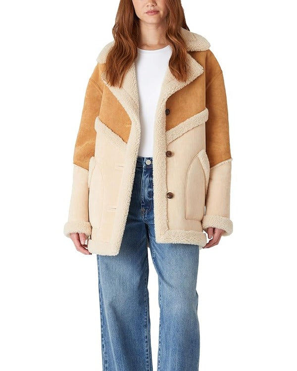 The Today Show 2025 Jenna Bush Hager Brown Sherpa Jacket