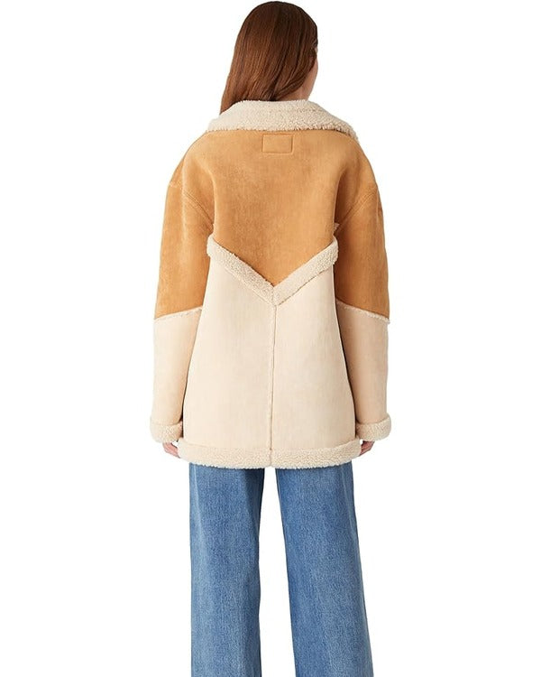 The Today Show 2025 Jenna Bush Hager Brown Sherpa Jacket