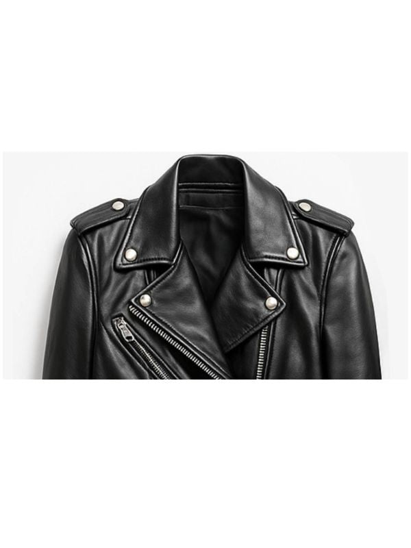 Louis Black Leather Jacket - Men Leather Jacket Black
