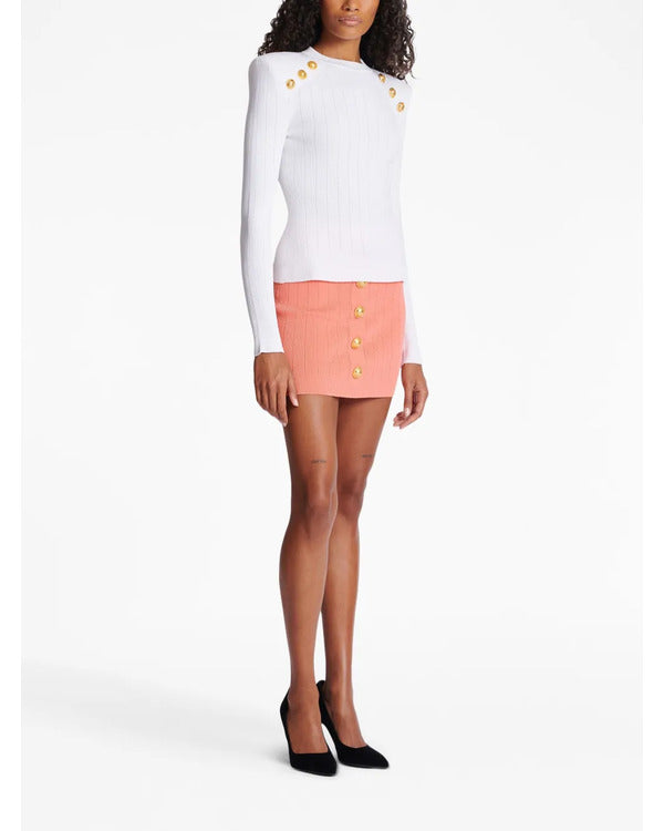 The View 2025 Alyssa Farah Griffin White RibKnit Sweater
