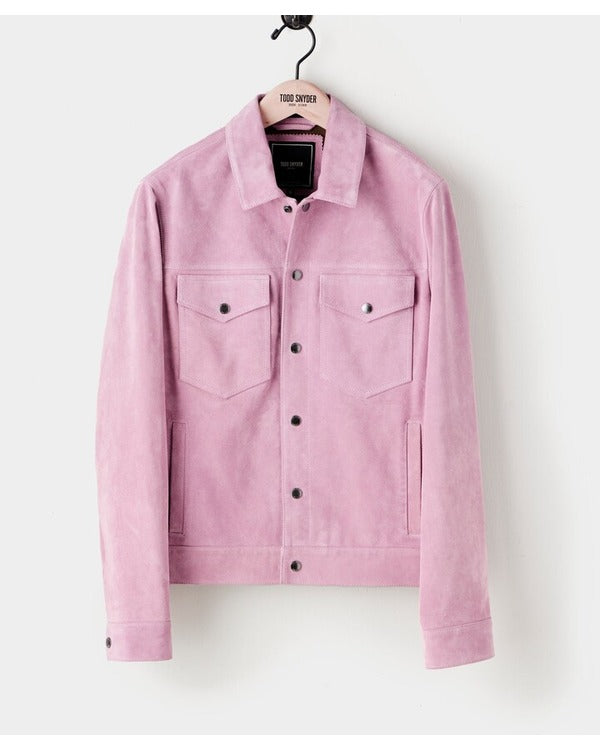The View 2025 Anthony Anderson Pink Suede Jacket