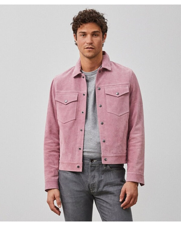 The View 2025 Anthony Anderson Pink Suede Jacket