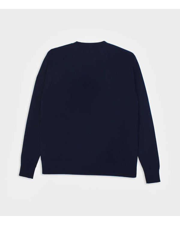 The View 2025 Adam Glassman Blue Paper Airplane Sweater