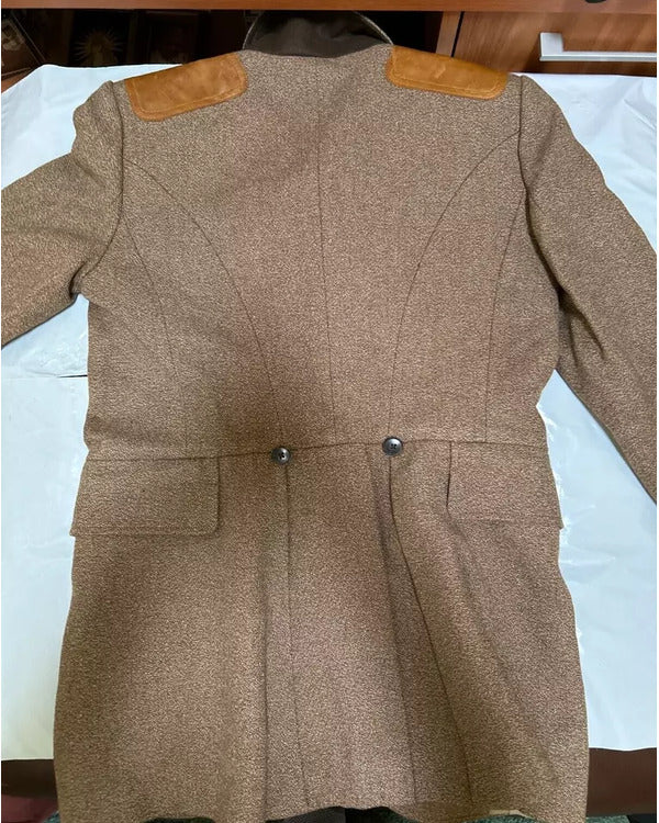 The Residence 2025 Uzo Aduba Brown Leather Patches Jacket