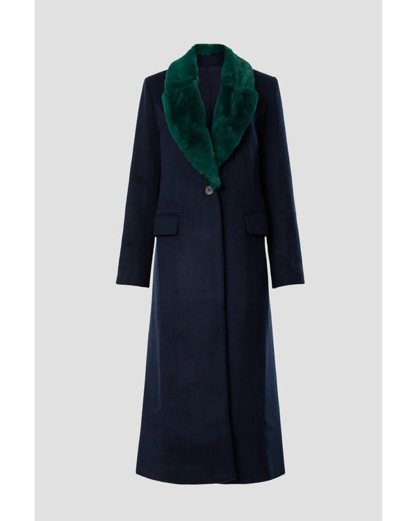 The Today Show 2025 Dylan Dreyer Green Fur Collar Coat