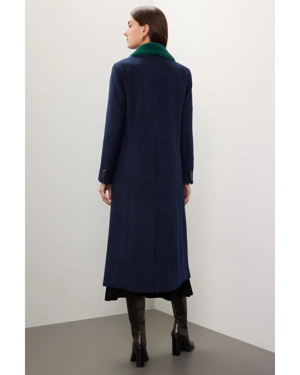 The Today Show 2025 Dylan Dreyer Green Fur Collar Coat