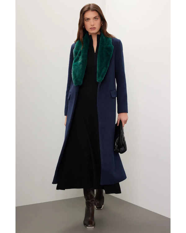 The Today Show 2025 Dylan Dreyer Green Fur Collar Coat