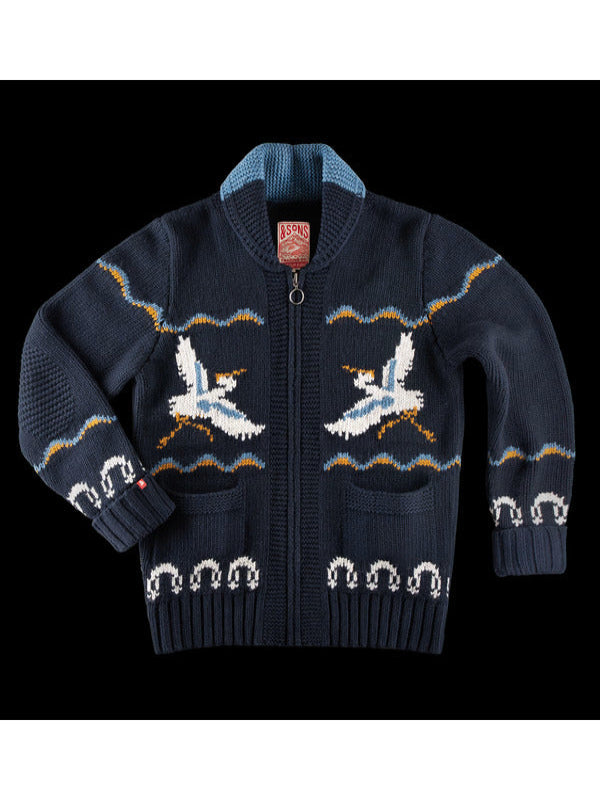 This Morning 2025 Ben Shephard Blue Crane Knitted Cardigan
