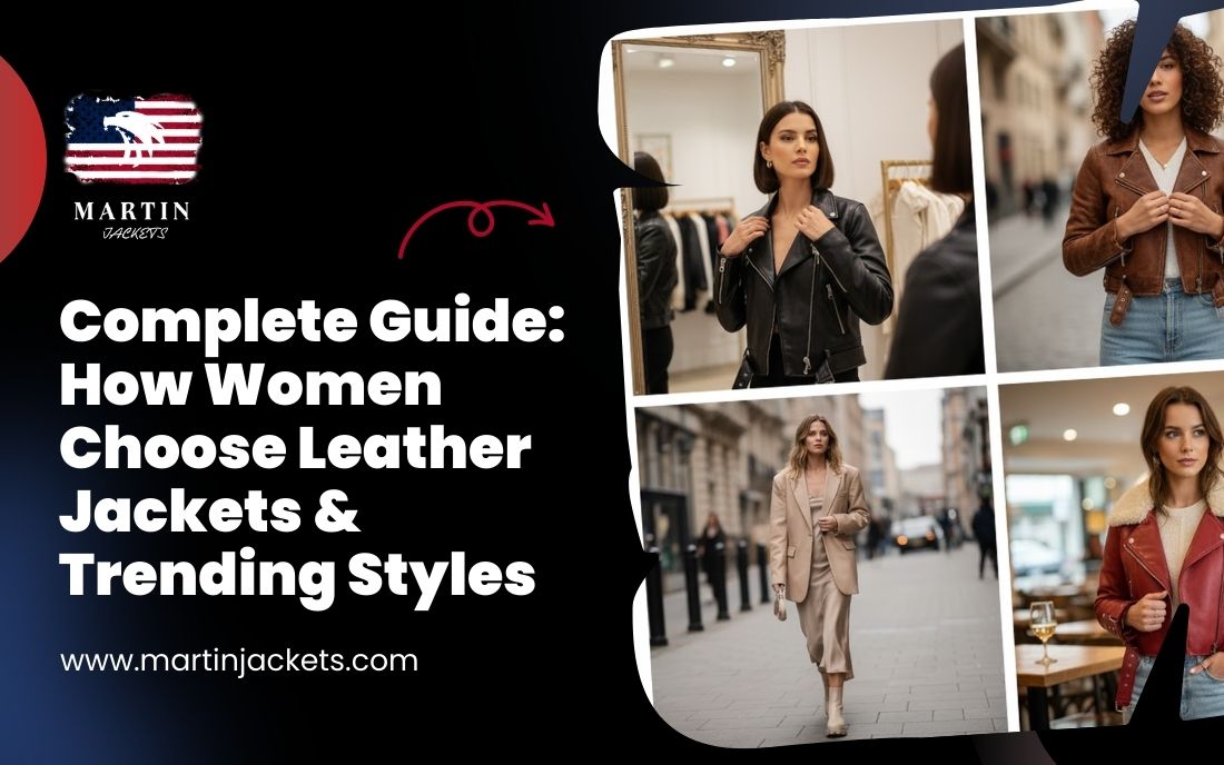 How Women Choose Leather Jackets & Trending Styles?