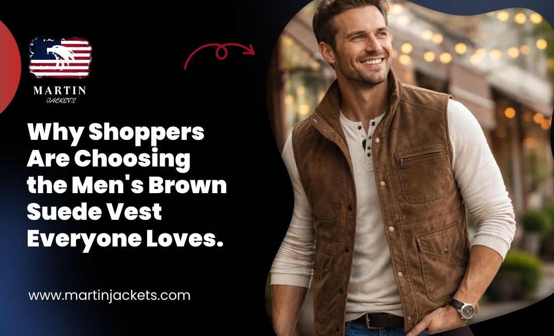 Why Shoppers Are Choosing the Men's Brown Suede Vest Everyone Loves