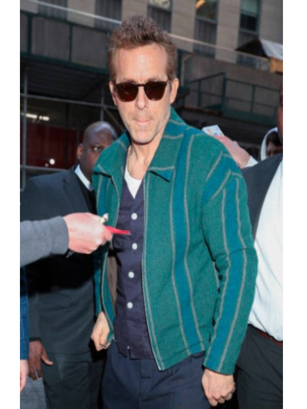 Ryan Reynolds NYC 2025 Zipper Jacket