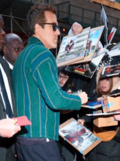 Ryan Reynolds NYC 2025 Zipper Jacket