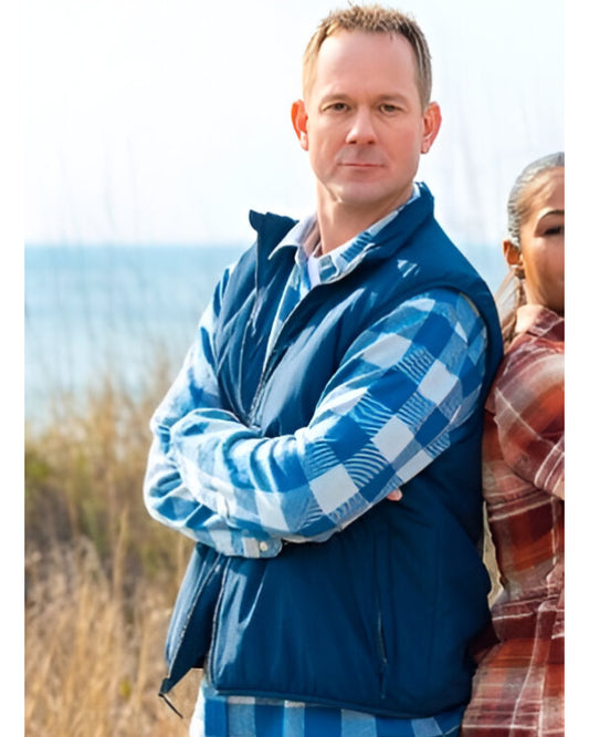 100 Day Hotel Challenge Brian Kleinschmidt Blue Vest