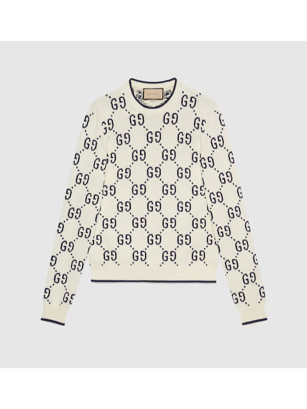 WWE Raw 2025 Nattie Neidhart Monogram White Knit Sweater