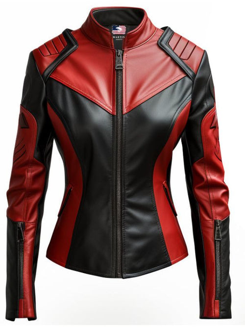Italian Women's Vegan Leather Jacket