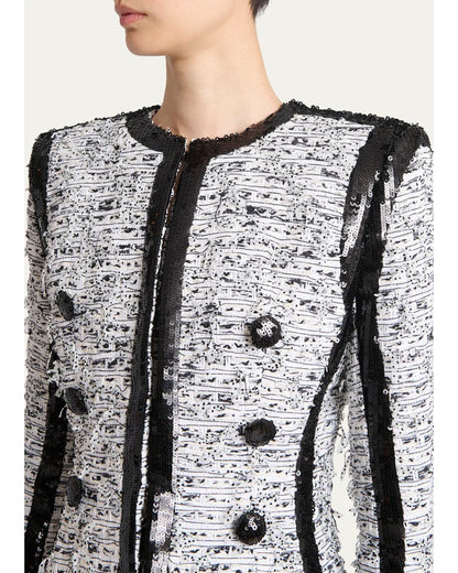 Tamron Hall Show 2025 Tamron Hall Sequin Tweed Jacket