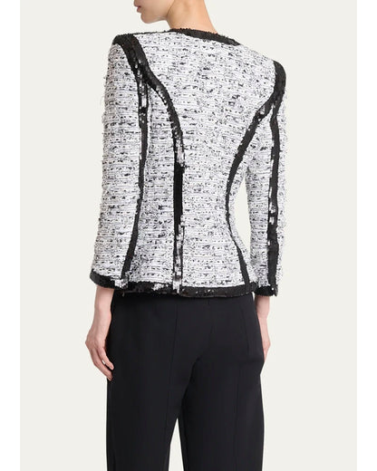 Tamron Hall Show 2025 Tamron Hall Sequin Tweed Jacket