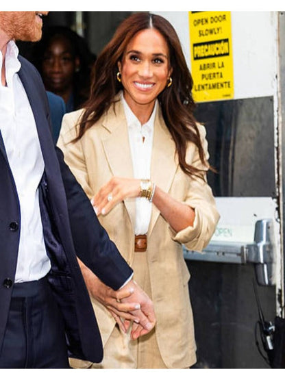 TIME100 Summit 2025 Meghan Beige Blazer