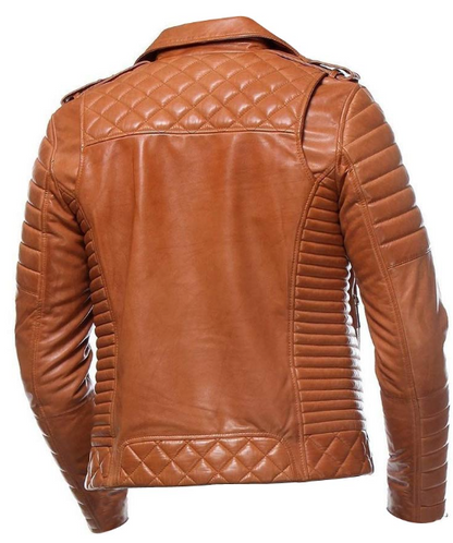 Mens Motorcycle Leather Jacket