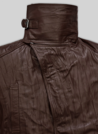 Wrinkled Brown Ryan Gosling Blade Runner Long Coat