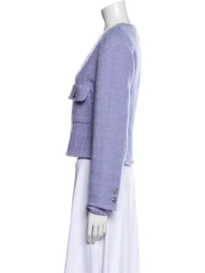 This Morning 2025 Lucy Boynton Lilac Wool Tweed Jacket