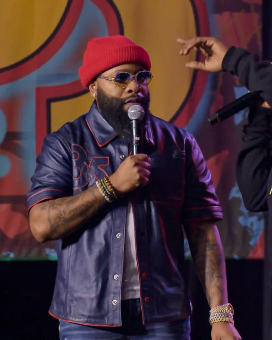 85 South Ghetto Legends Chico Bean Leather Shirt