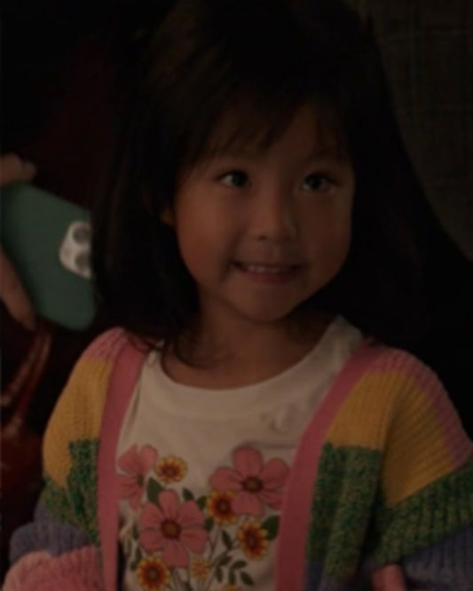 9-1-1 S08 Bailey Leung Rainbow Cardigan