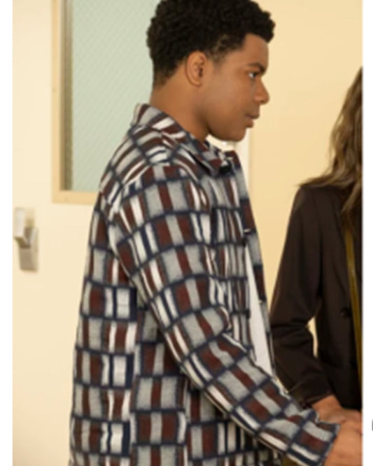 9-1-1 S08 Elijah M. Cooper Plaid Jacket