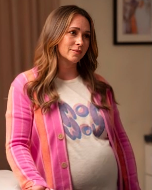 9-1-1 S08 Jennifer Love Hewitt Striped Cardigan